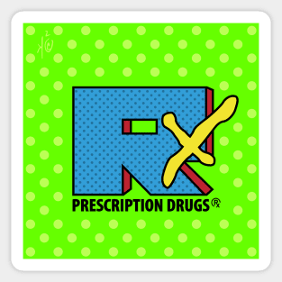 Pharmacy Pop Art 80s 90s MTV Parody Sticker